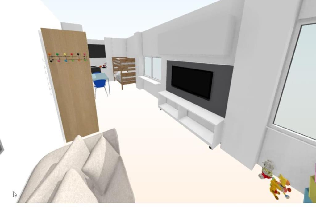 Appartement Brigh Loft Dishwaser Surfers&nomads *